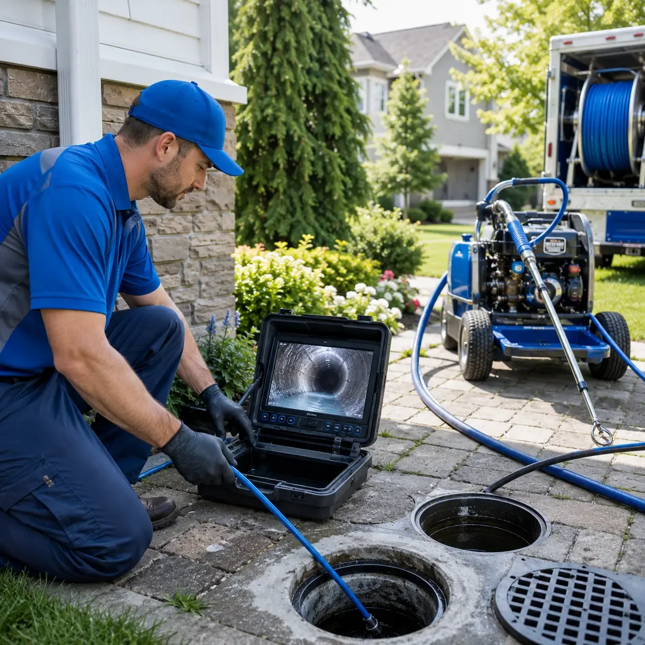 Outdoor drain cleaning professionals serving Mcfarland, WI
